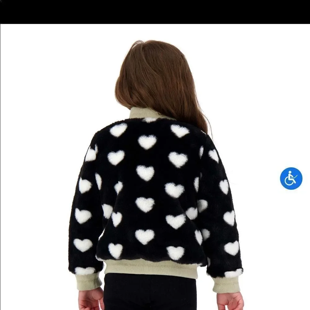 🔥Andy & Evan Girls Reversible Bomber Jacket 3T 2 in 1